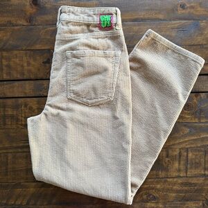 Empyre Tori Loose Fit Tan Corduroy Skate Pants, Women’s Size 4